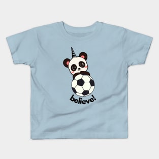 Believe! Baby panda unicorns believe, and so should you! Kids T-Shirt